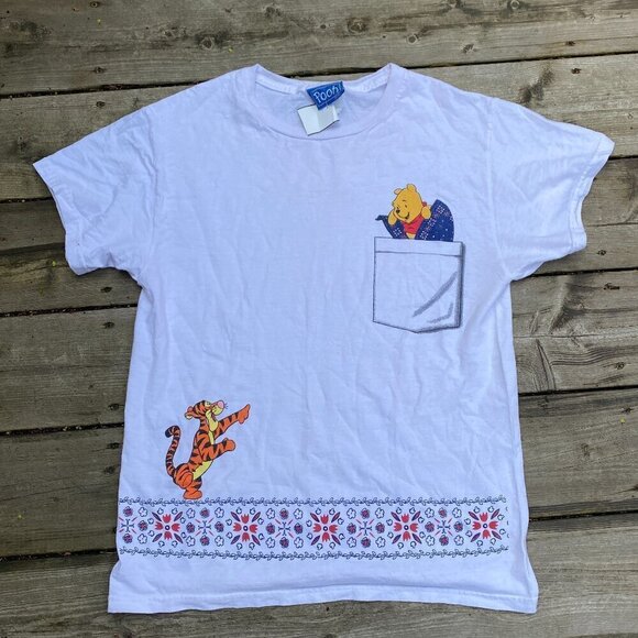 Vintage 1998 Winnie the Pooh Graphic T Shirt Small - Picture 2 of 8